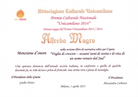 Magro Alfredo - Premio Unicamilano - Europa Edizioni