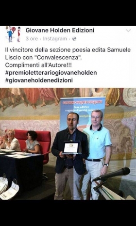 Samule Liscio - Premio "Giovane Holden" - Europa Edizioni