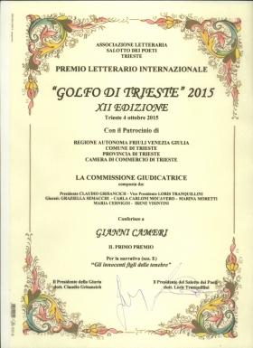 Gianni Cameri - Golfo di trieste 2015 - Europa Edizioni